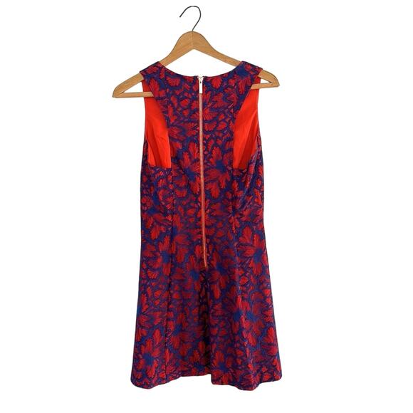 Rachel Rachel Roy Red Blue Fit & Flare Dress Size 4 - Picture 4 of 6